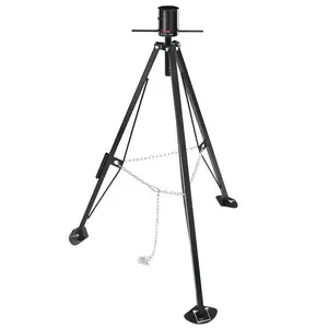VEVOR 5th Wheel Tripod Stabilizer, 5000 LBS Load Capacity Tripod Fifth Wheel Stabilizer, 35 - 57 Adjustable Height RV Gooseneck Stabilizer, Tripod Jack for Fifth - Wheel Trailers, RVs, and CampersVEVOR Super Brand Day