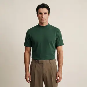 Cumulus Mockneck T-Shirt - Pine Grove