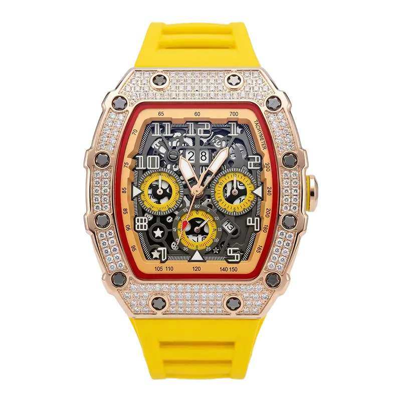 Men's Luxury barrel-shaped watch summervibes Embellished Watch IncludedFashion Timeless ClassicWatch Flash Sale -Fashionable itis elegant, Water-Resistant Watch – Perfect for Any Occasion​ durable, and the perfect choice foreverydaywear. with Gift Box