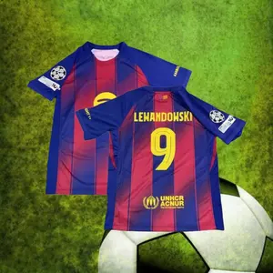 2025-26 Home Kit LEWANDOWSKI #9 Short Sleeve Jersey
