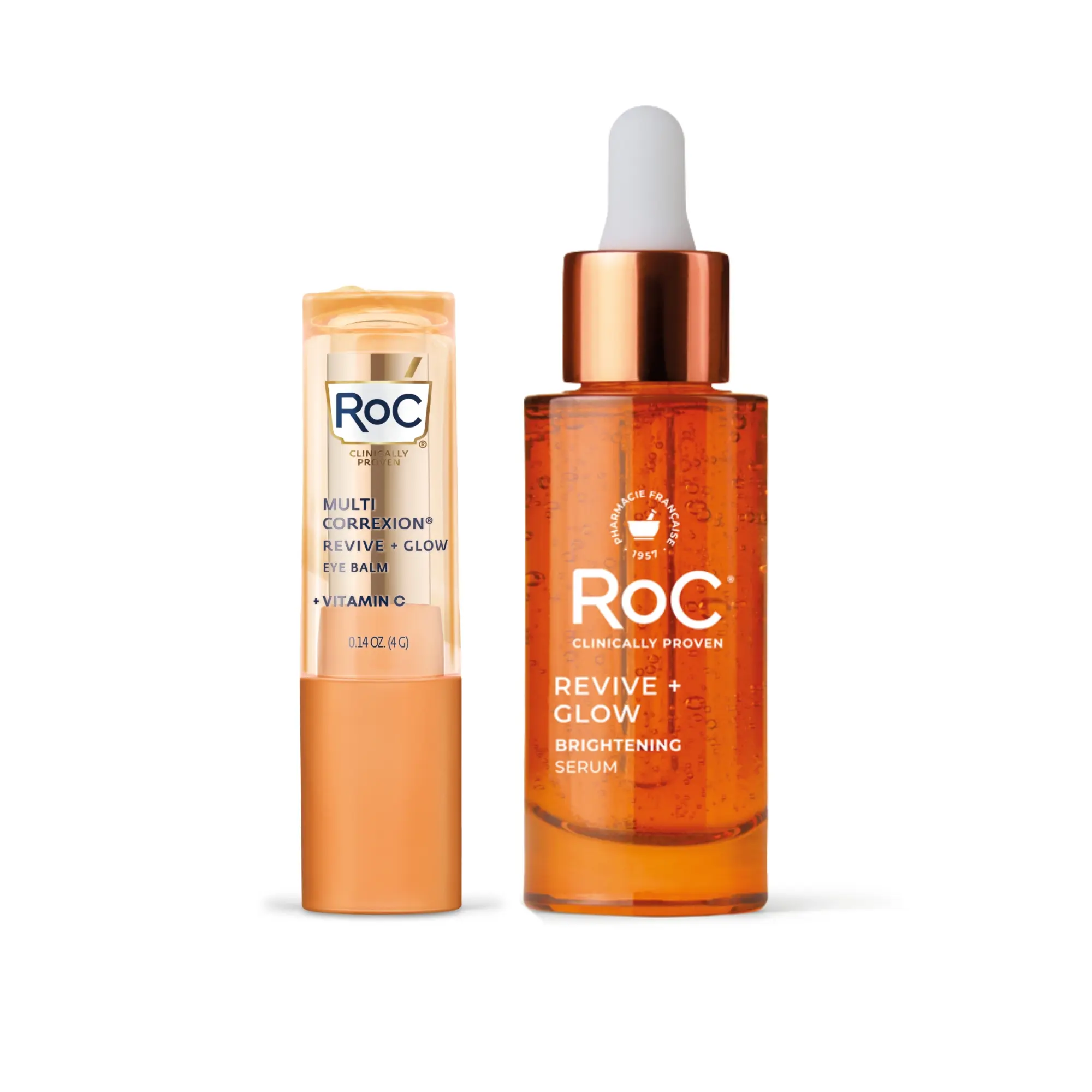 [RoC Skincare] Revive + Glow Eye Balm & Revive + Glow Daily Serum