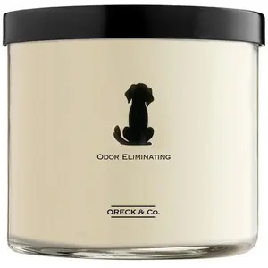 David Oreck Pure Air Pet Odor Eliminating Triple Wick Soy Candle 14.5 Oz - Sweet Bark