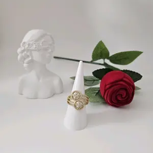 Valdiviajewery #1851 14k Gold Plated Ring High Quality