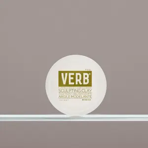 Verb Sculpting Clay - Matte Texture Pomade with Avocado & Argan Oil for Frizz Control & Natural Shine - Paraben-Free, Vegan, PETA Certified
