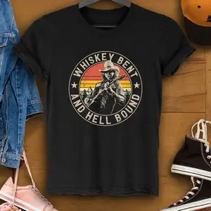Outlaw Whiskey Hank Jr Vintage Fans Gifts T-Shirt T-Shirt