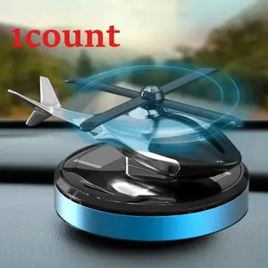 Car Air Fresheners Helicopter Solar Power Plane Fragrance Diffuser Ornament Dashboard Perfume Decoration Car Helicopter