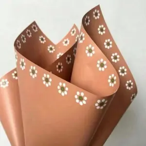 Waterproof  Bouquet Floral Flower Wrapping Paper 20 Pcs Per Pack for Florist Shop Back to School Valentine Day