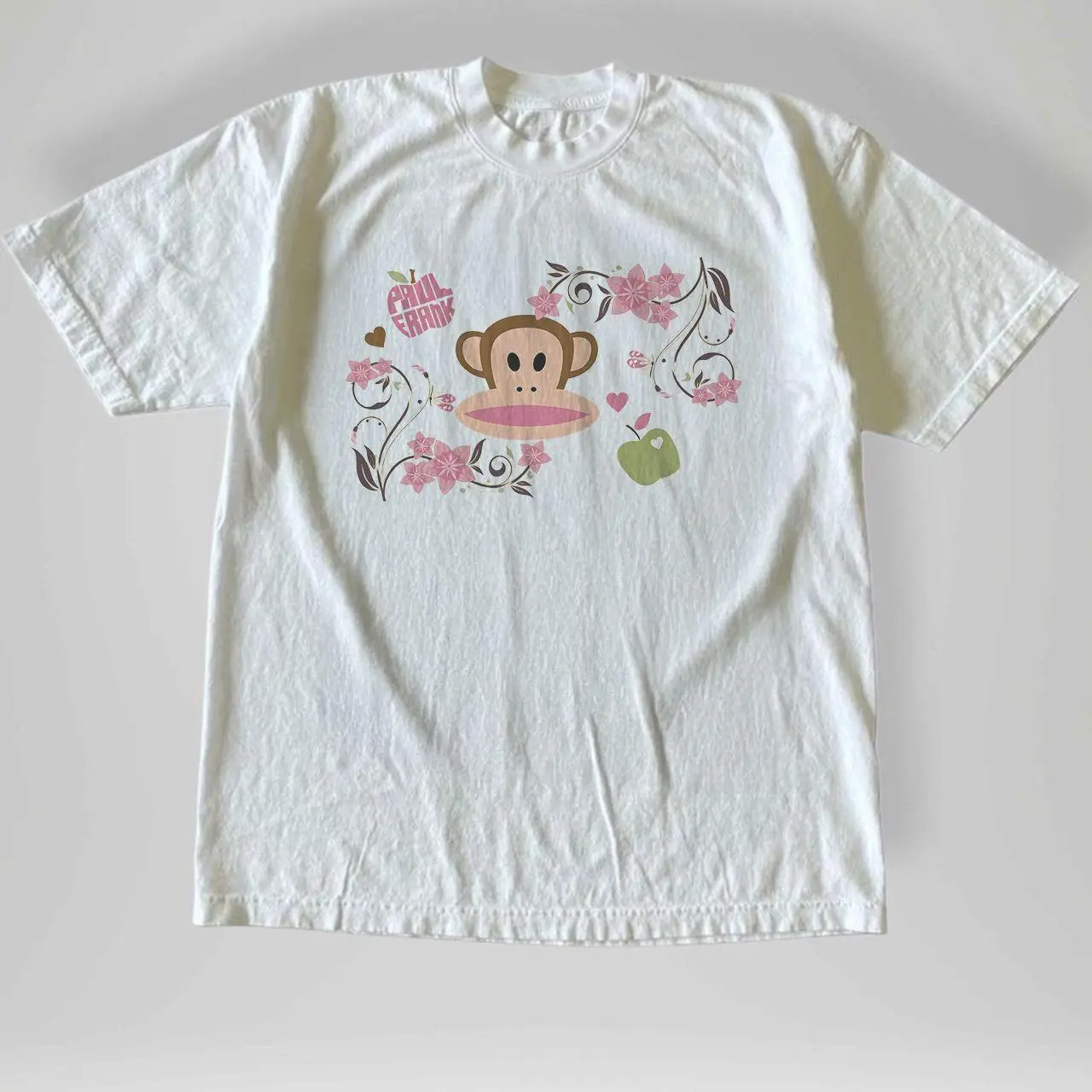 Vintage Style Pink Paul Frankkk graphic tee