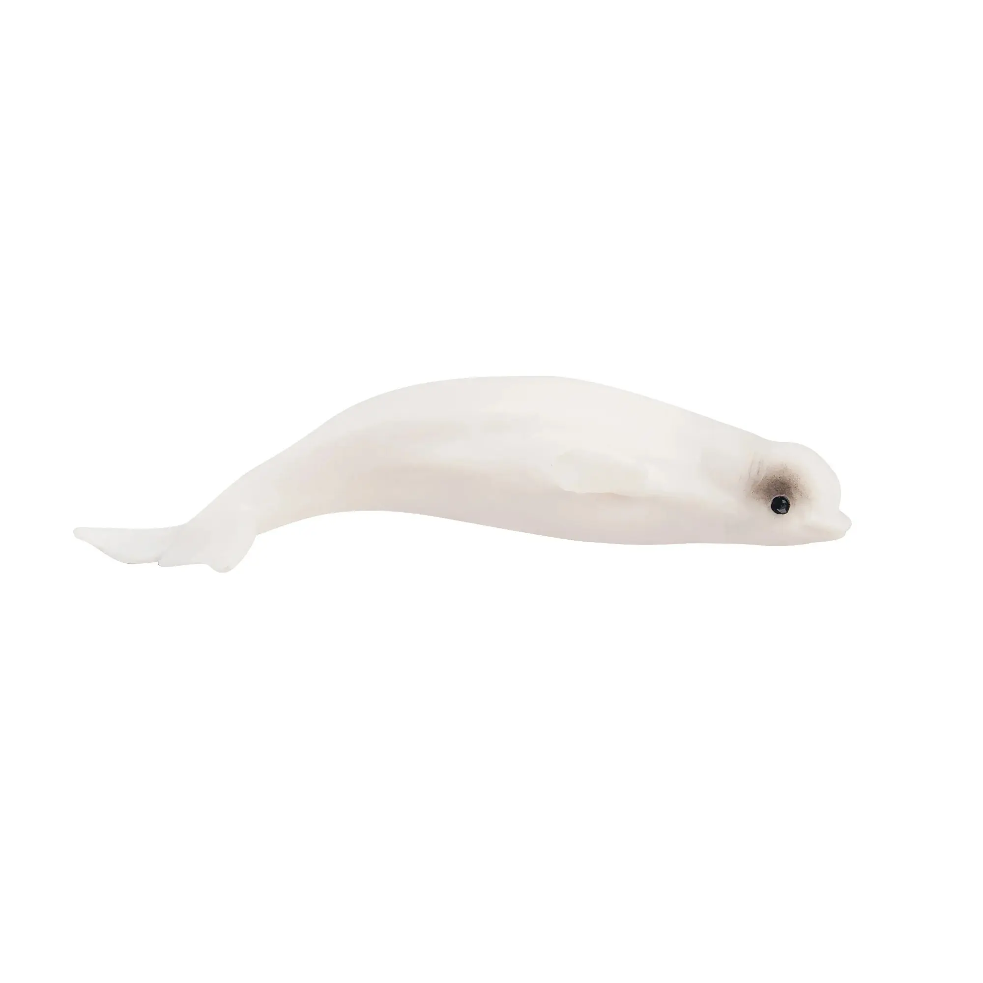 Toymany Hand-Painted Mini Beluga Whale Figurine – Realistic Marine Animal Model, Perfect for Early Education, Montessori Sensory Play, Cake & Party Decorations, Desk & Home Décor, Thoughtful Gifts, and Collectible Figurine