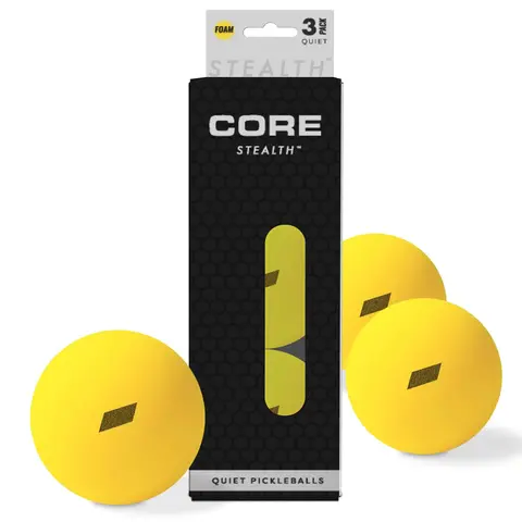 CORE Pickleball STEALTH Foam Pickleballs