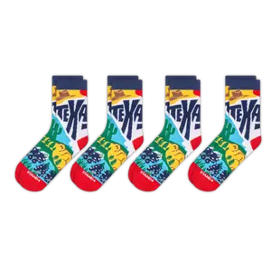 Texas State Sock 4-Pack