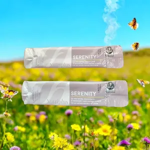 Nutriplus Serenity Lemon Tea 2 Pack - 2 Individual Sachets with Natural Lemon Flavor for Relaxation No Caffeine No Sugar Refreshing Herbal Blend
