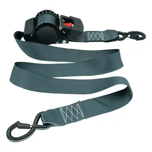Heavy Duty Ratchet Straps with Safety Buckle for Truck Transport, Cargo Binding and Tightening Straps