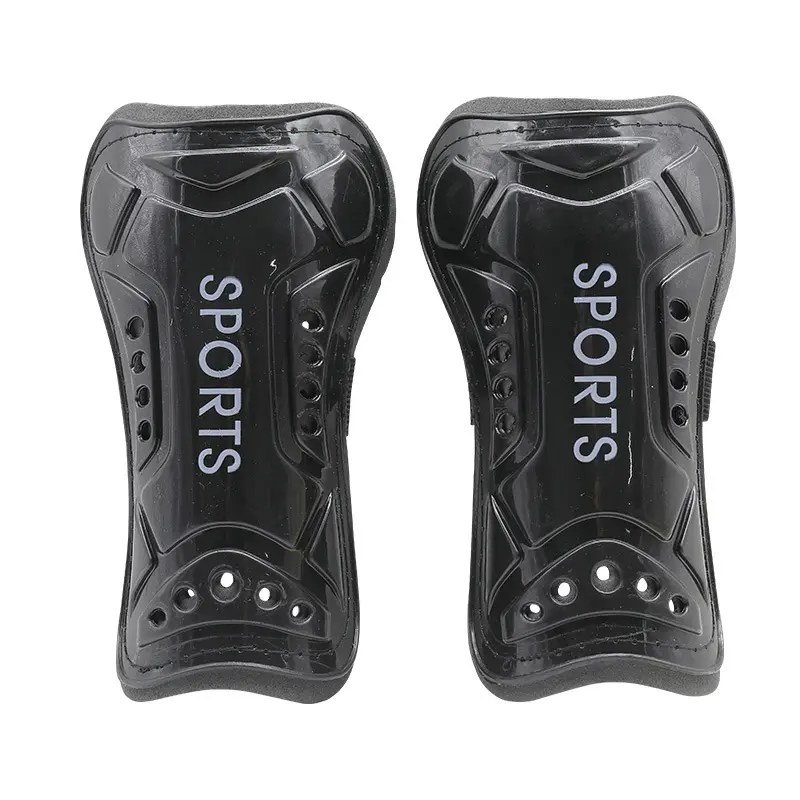 Football shin guards, thickened multi-hole foot guards, sports calf socks with straps, football equipment Football shin guards, thickened multi-hole foot guards, sports calf socks with straps, football equipment