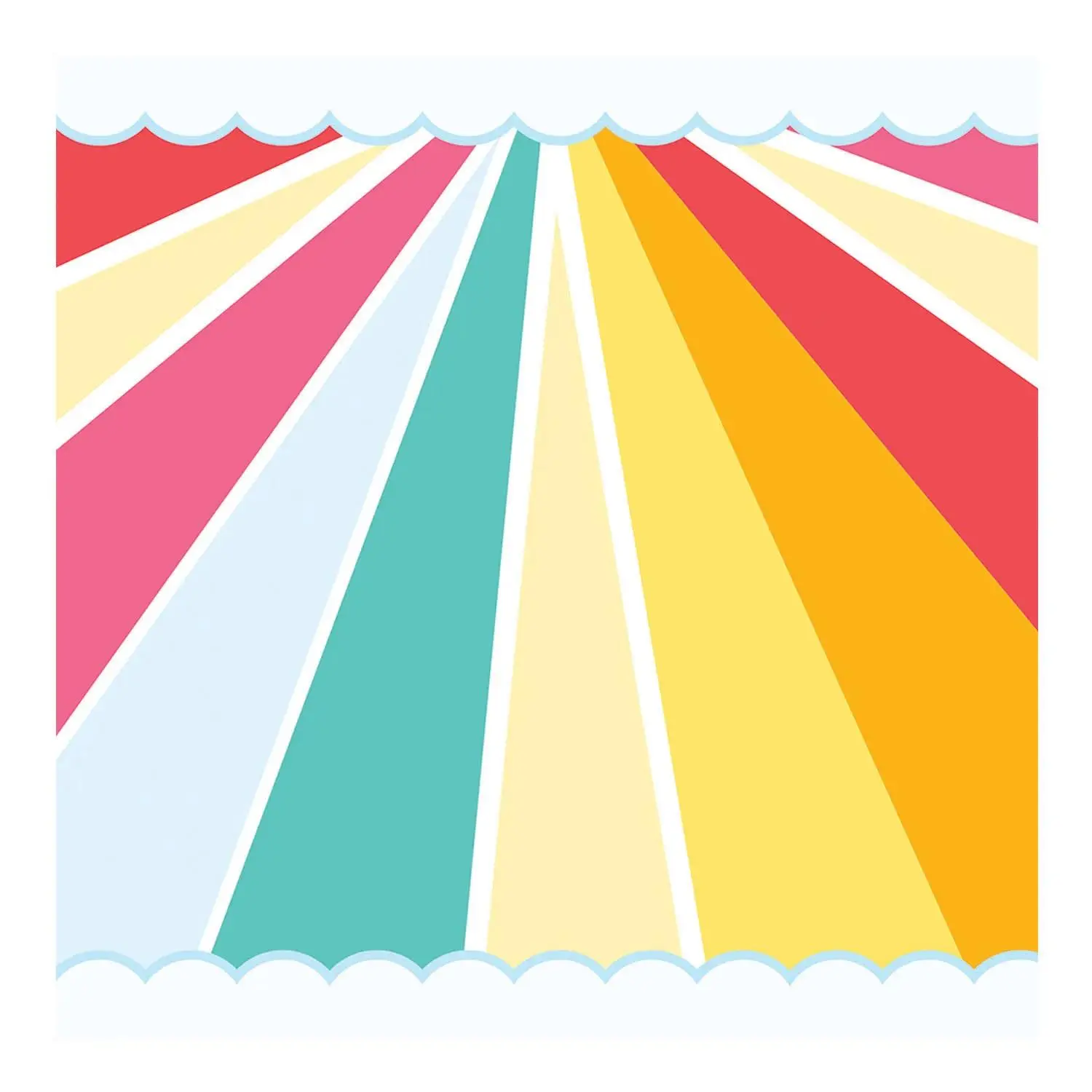 Happy Day Backdrop - 2 Pc.