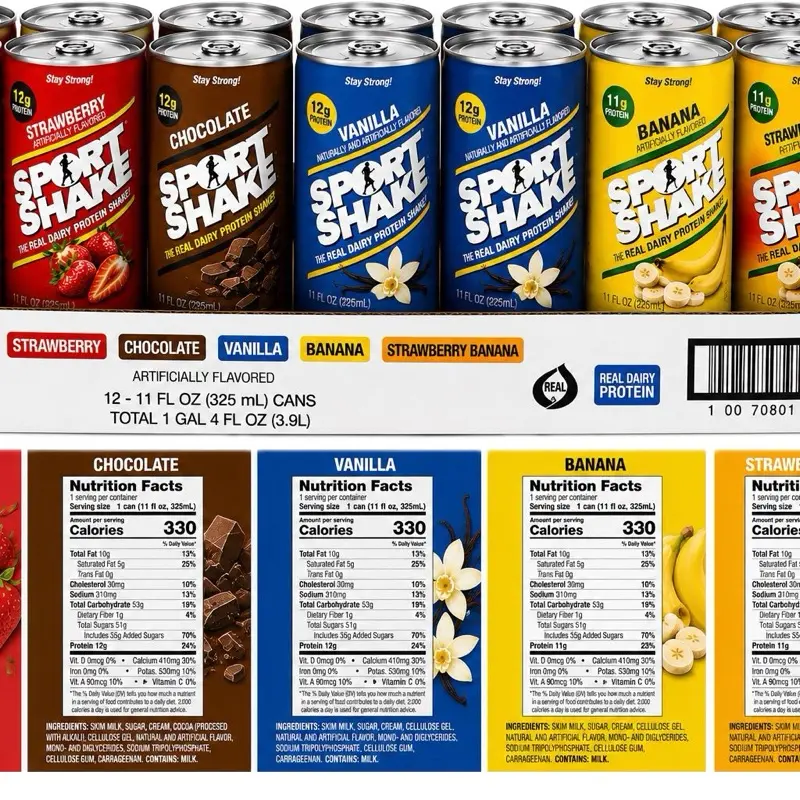 Sport shake variety pack -12 Cans