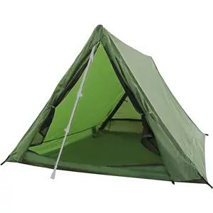 2-Person Trekking Pole Tent for Backpacking - Ultralight A-Frame Backpacking Tent, Two Person  Hiking Tent for Camping, Lightweight Camping Tent for Scouts, Trekker (No Poles)