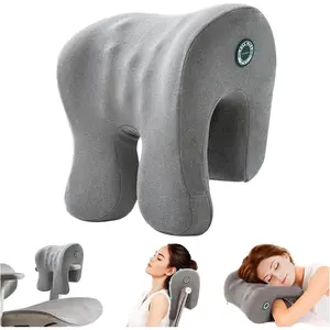 Office Chair Headrest Pillow Attachment & Desk Nap Cushion, Memory   Support with U-Shape Hanger Design for Office Chairs, Armrest Elbow , and Restful Power Napping