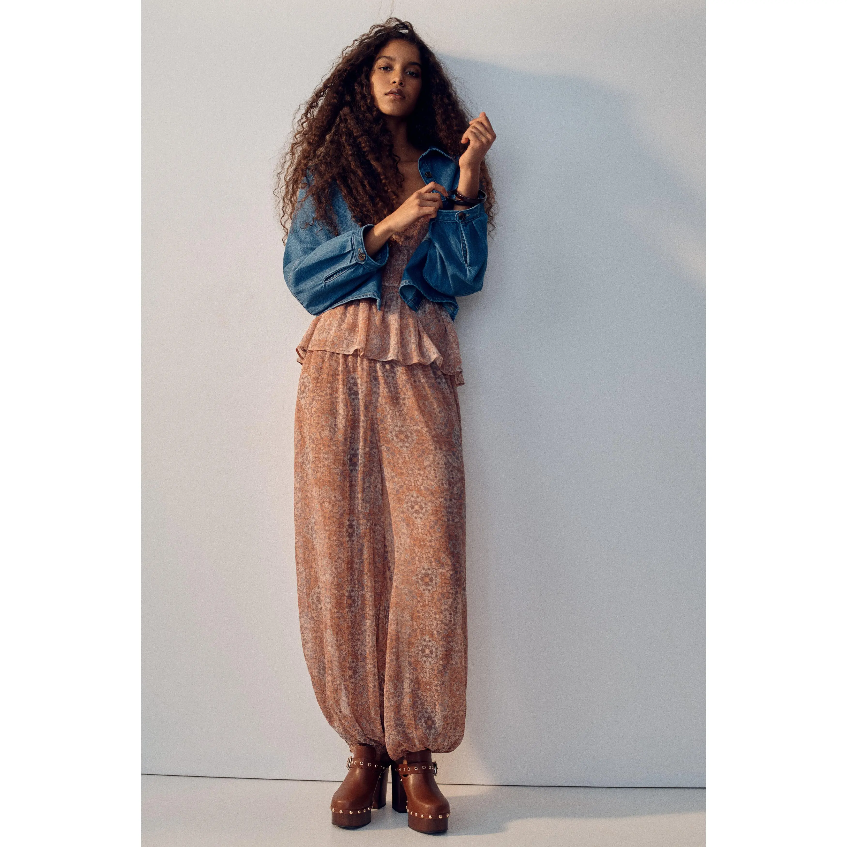 H&M Balloon-leg pull-on trousers
