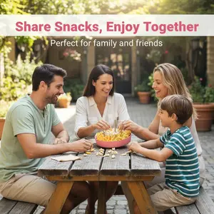 Stanley Cup Compartment Snack Fruit Plate, Picnic & Living Room Use, Non-Flavored, Model_xinghao, No Ca Prop 65 Re