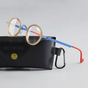 Retro Acetate Metal Eyeglasses Frames Men Women Classic Reading Glasses Full Rim