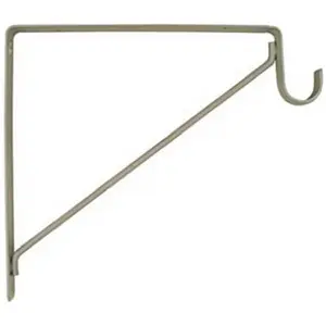 N224-428 Closet Rod & Shelf Bracket, White