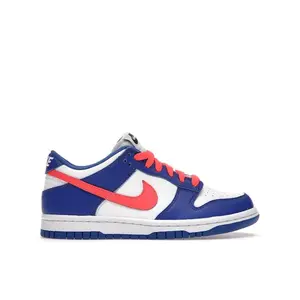Nike Kid's Dunk Low Bright Crimson Game Royal, from StockX