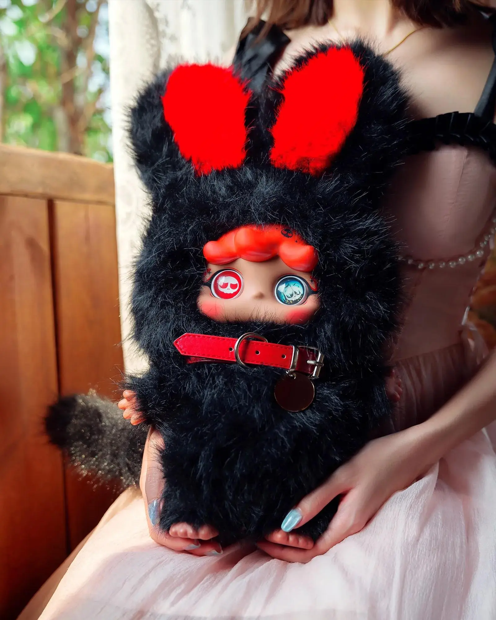 CN MIGO-Twin Limited Edition: Night and Day 400% Series Mystery Boxes Bag Pendant Bunny Plush Dolls Soft Collectibles