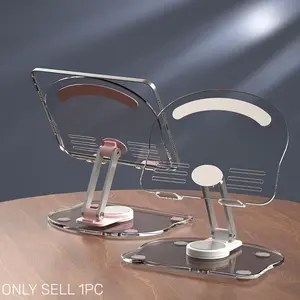 Acrylic Tablet Stand, Rotatable Tablet Holder, Desktop Rotating Tablet Support Rack for Home Office, Adjustable Tablet Stand, Tablet Mount Stand, Rotation Stand, Tablet Accessories