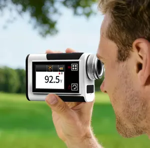 CIGMAN golf range finder with slope, 1312-code rechargeable golf range finder magnetism, 2.4-inch external color screen, touch buttons, more convenient function switching, with magnetic, ideal golf accessories CT1200/PRO.