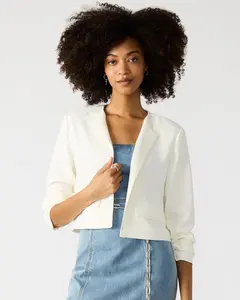 Steve Madden SERENEA BLAZER WHITE