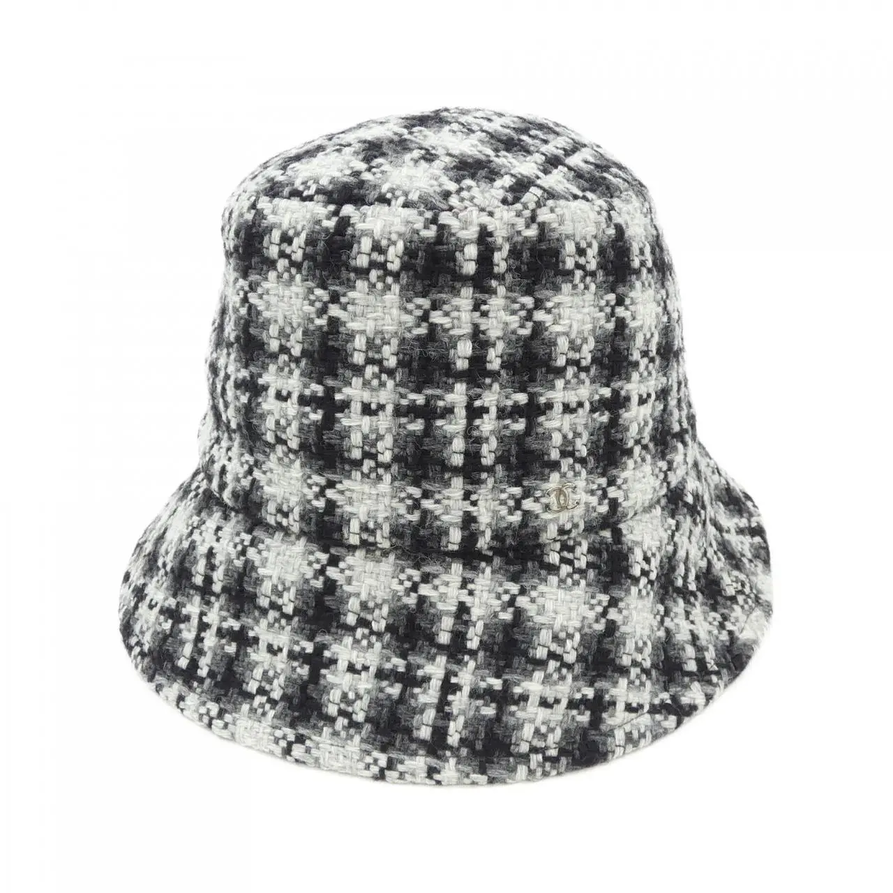 Pre-owned CHANEL Wool Small Leather Goods Blend Hat