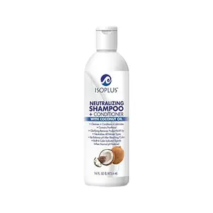 Isoplus Neutralizing Shampoo & Conditioner with Coconut Oil - 16 fl oz - pH Balanced Formula for Post-Relaxer Hair Care - Sulfate-Free & Paraben-Free - Gentle & Hydrating