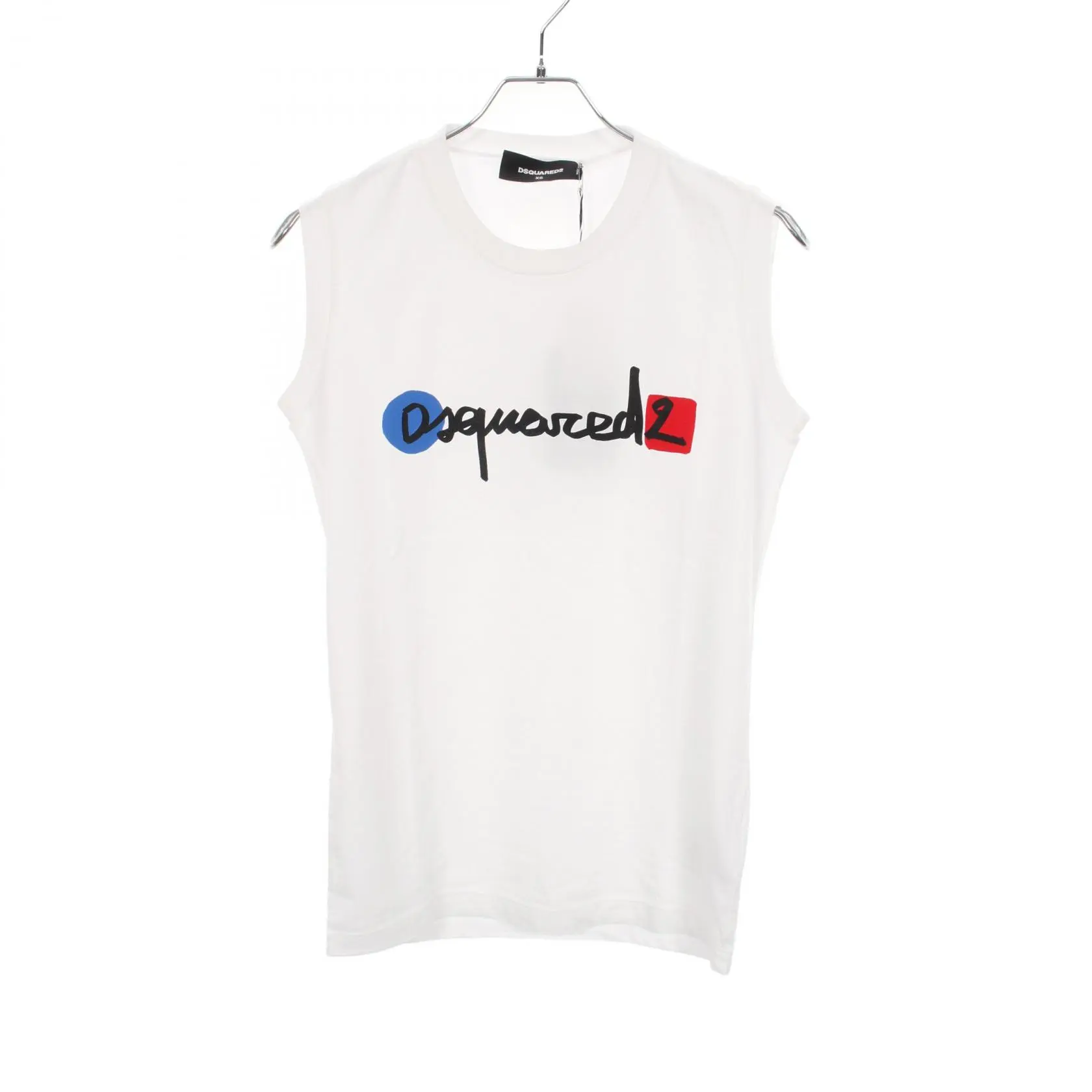 Pre-owned DSQUARED2 Cotton Small Leather Goods Tank Top