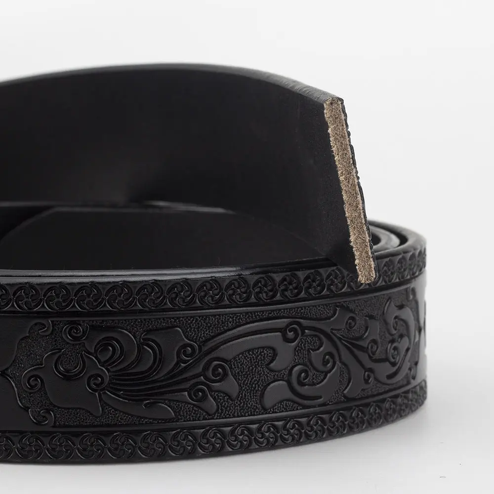 Embossed Leather Belt
