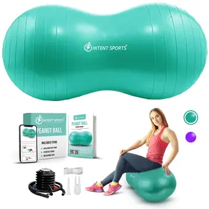 INTENT SPORTS Peanut Ball Exercise for Pregnancy and Labor (Mint Green)