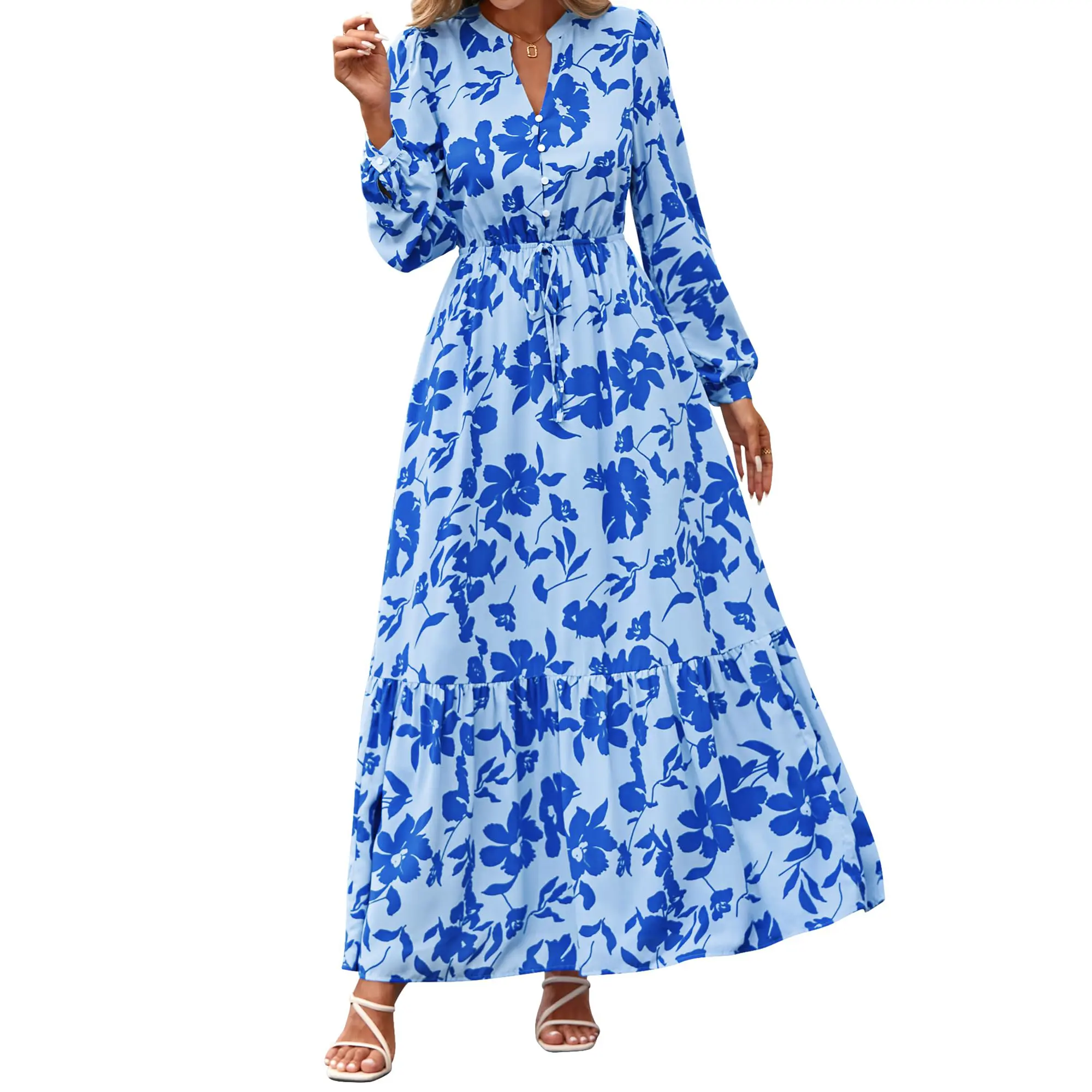 BTFBM Women Boho Maxi Dress Fall Fashion 2026 Floral Long Sleeve V Neck Button Pockets Flowy Vacation Wedding Dresses#Clearance - TikTok Shop BTFBM Women Boho Maxi Dress Fall Fashion 2026 Floral Long Sleeve V Neck Button Pockets Flowy Vacation Wedding Dresses#Clearance - TikTok Shop
