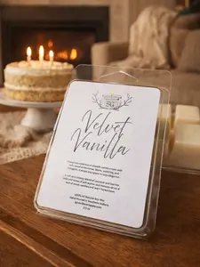 Velvet Vanilla 2.5 oz Wax Melts - 6 cubes