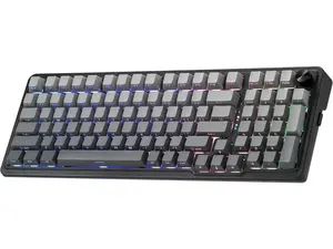 Redragon K686 PRO 98 Keys Wireless Gasket RGB Gaming Keyboard, 3-Mode PBT Mechanical Keyboard w/Hot-Swap South-Facing RGB Socket, Dedicated Knob Control & 5-Layer Noise Dampening, Gradient PBT Keycaps