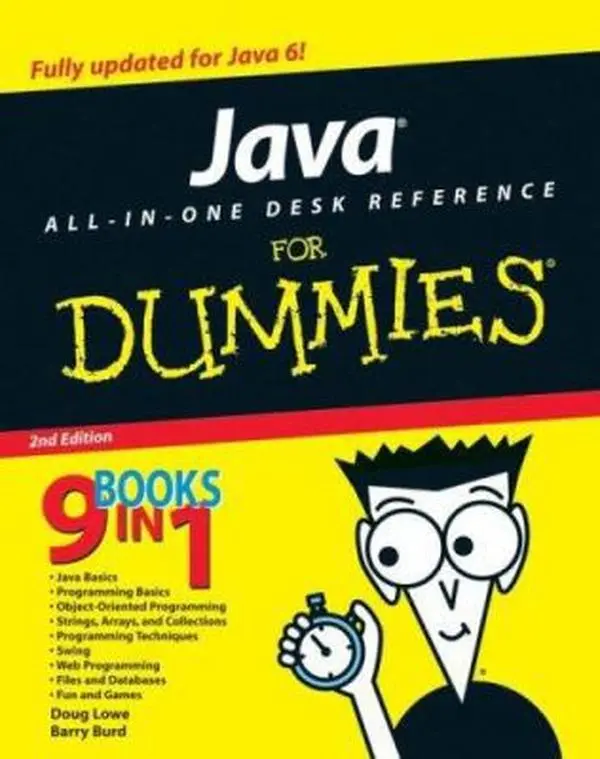 USED Book - Java All-In-One Desk Reference For Dummies by Doug Lowe (Paperback) - english