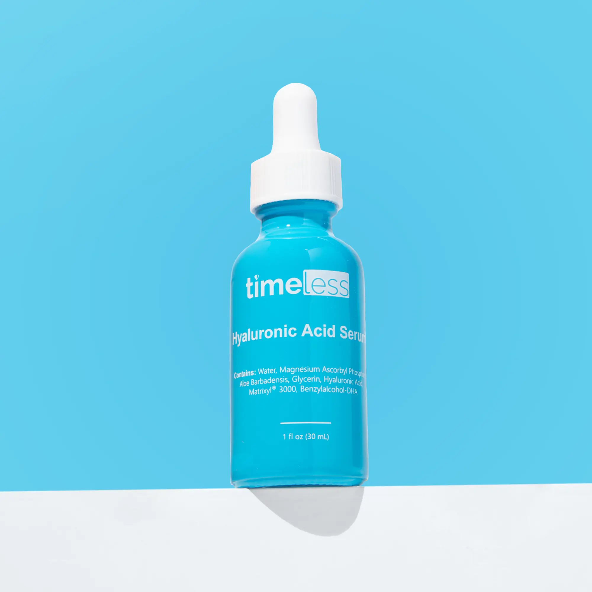 Hyaluronic Acid + Vitamin C Serum by Timeless Skin Care, 30ml