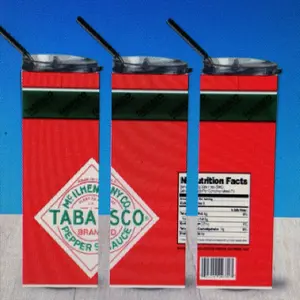 20oz tumbler featuring Tabasco sauce Beverage Bottle