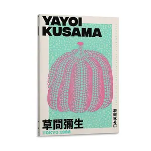 Add Charm to Your Walls with Kusama-inspired Art—modern Japanese Posters for Unique Spaces. Poster Canvas Wall Art For Bedroom Decor Bar Office Room Decor Gift