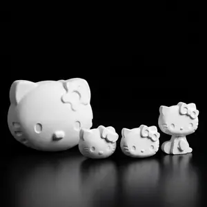 Adorable Cat Character Clay Art Kit