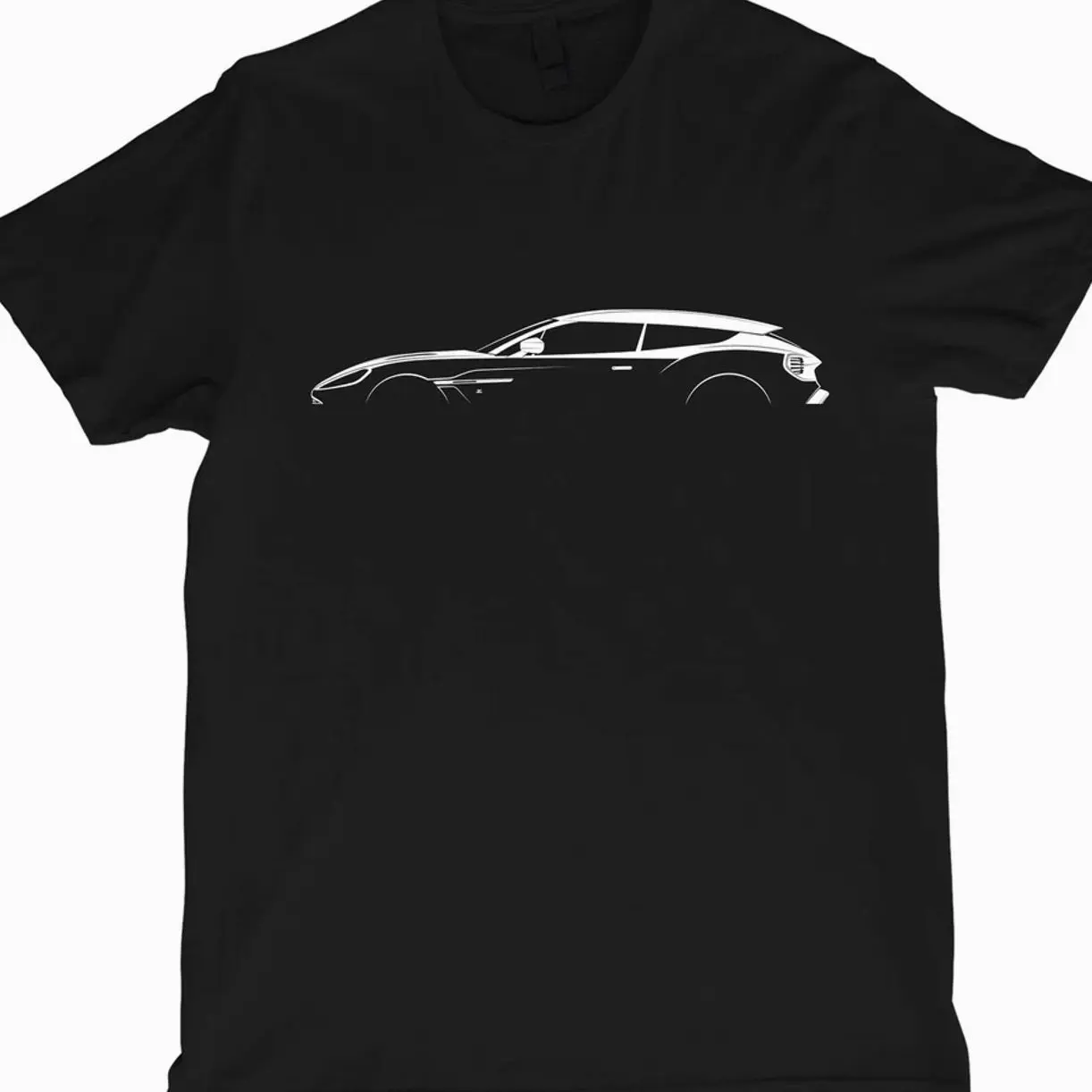 Vanquish Zagato Shooting Exotic Luxury Car Silhouette  Style Silhouette   T-Shirt Sweatshirt Hoodie, Gift for Car Lovers