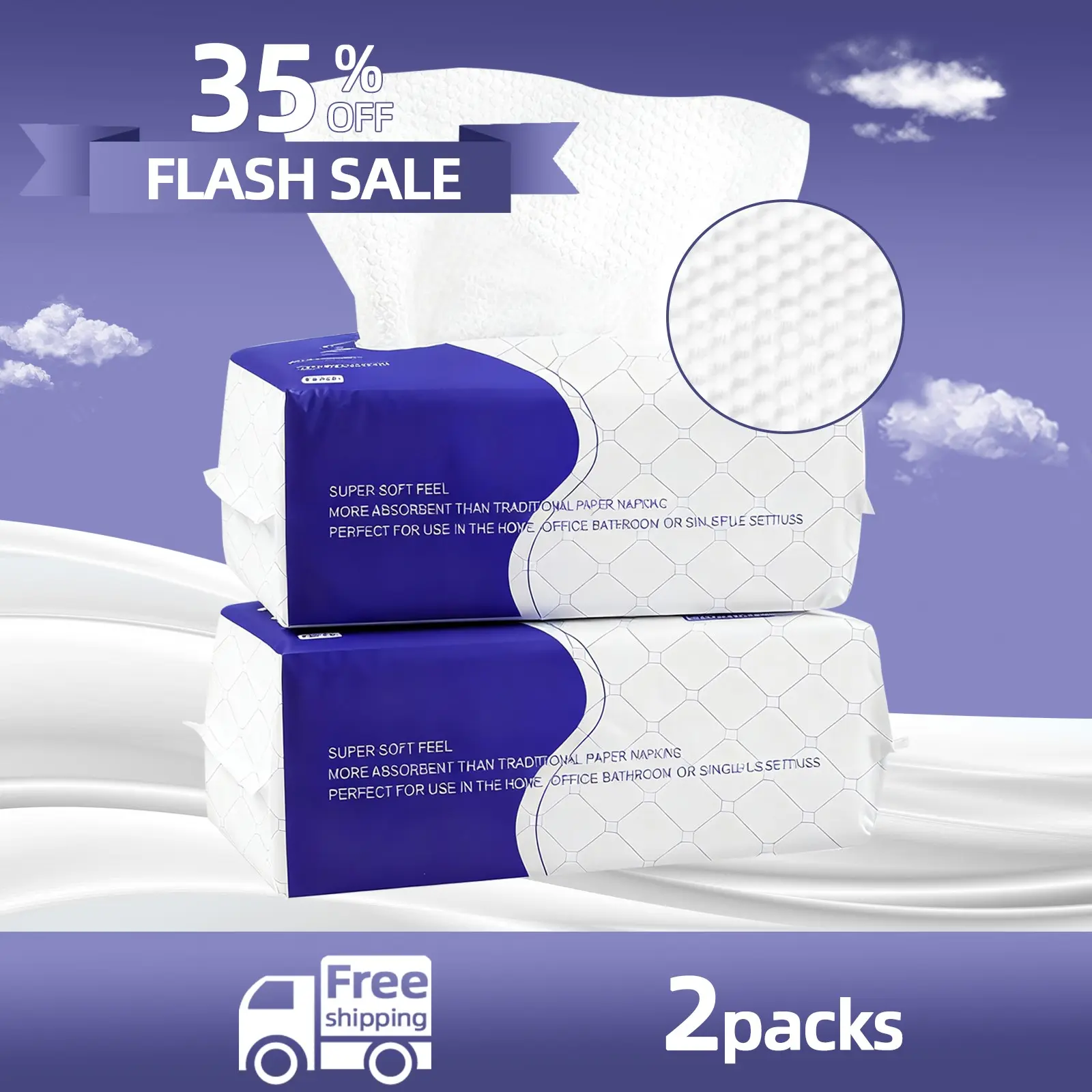 Face Towel Disposable Face Wipes Cloths for Washing Soft Cotton Dry Baby Wipes, Skincare, Makeup Remover