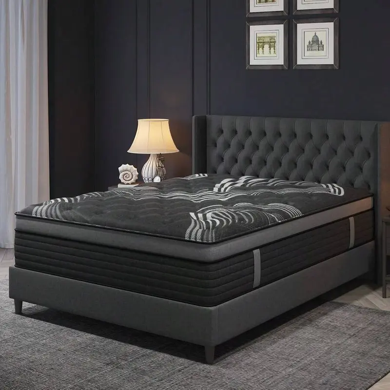 12"14" Twin Full Queen Size Mattress In A Box Hybrid Pocket Spring  Foam Medium Firm Pressure Relief