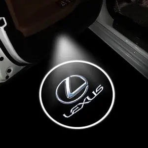 Wireless Car Door Welcome Light, High-Definition Logo Projection, Night Atmosphere Decoration, Easy Installation, No Wiring Required, Led Ambient Light