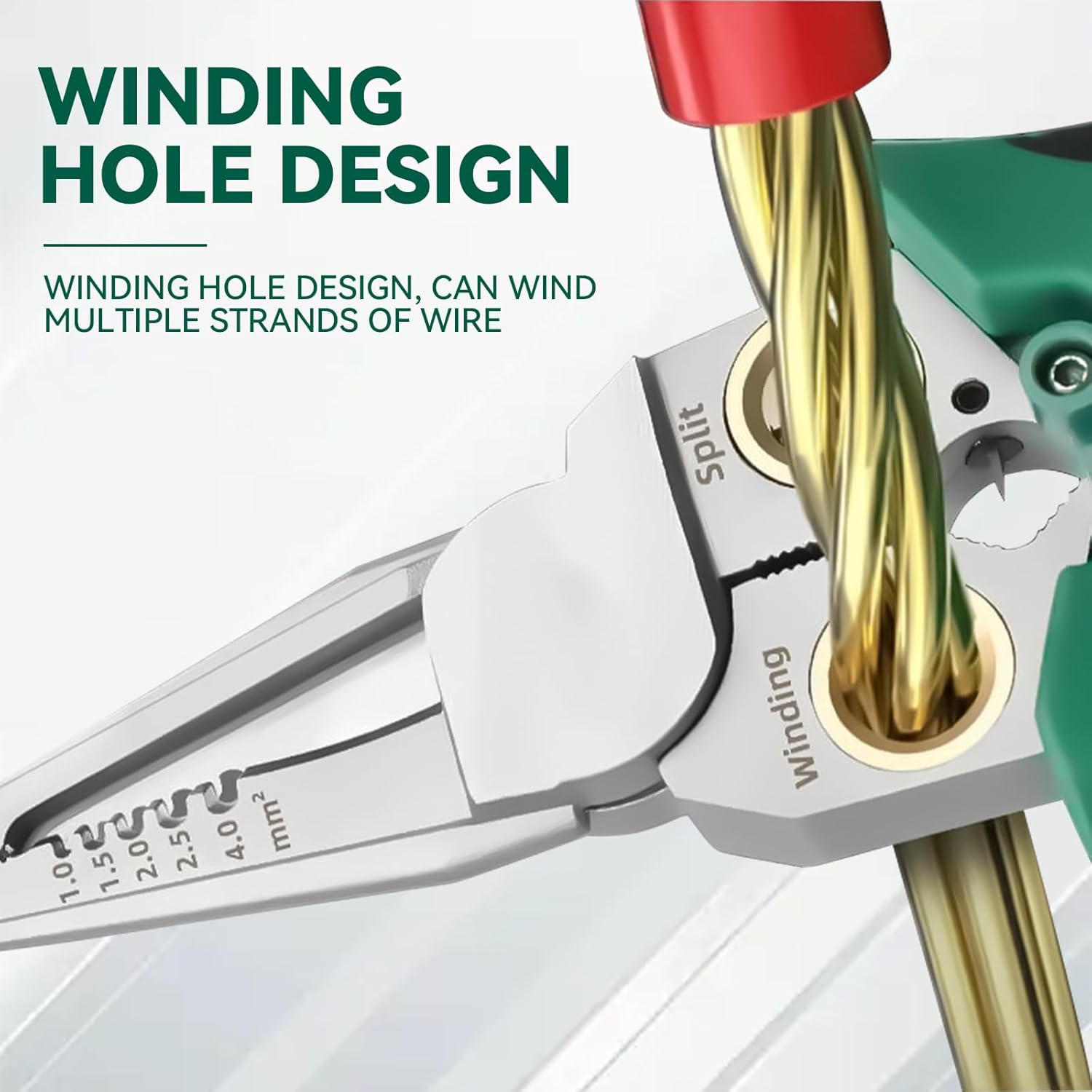 8 In 1 Wire Stripper With Voltage Tester Multi-Function Electric Wire Stripping Tool For Cutting And Pulling Pliers Electrician Repair Tool Wire Strippers Electrical