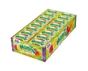 Mamba Sour Fruit Chews Candy 6 Pieces